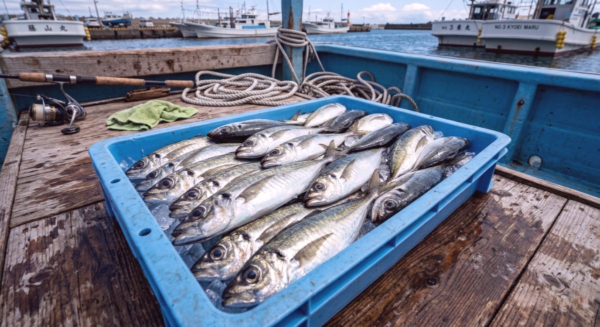 アジの釣果写真